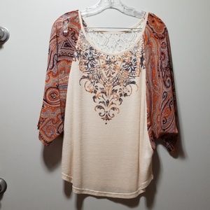 Miss Me dolman sleeve top